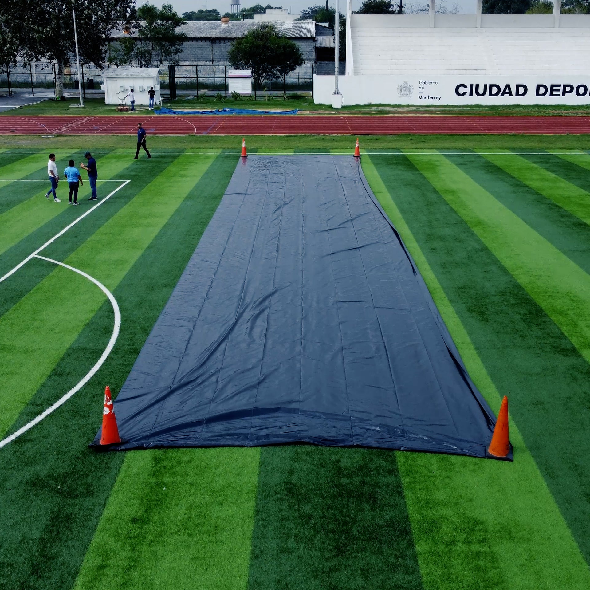 Rollo negro 80cm extendido